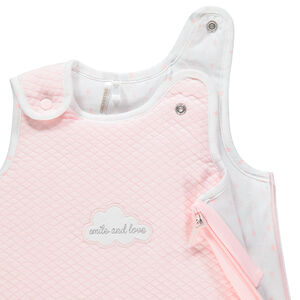 Verstelbare trappelzak zonder mouwen met wolkenprint 