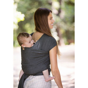 Écharpe de portage Lia certifié Oeko-Tex - Gris 