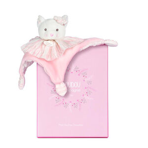 Doudou plat Chat - 20 cm 