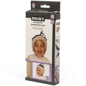 Oorbeschermende hoofdband voor baby’s 6-12m Beige 