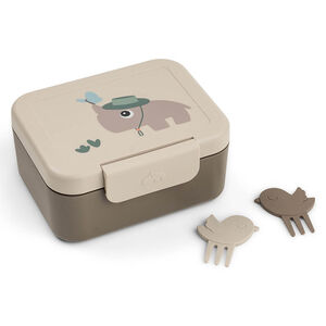 Snackbox avec piques snack Tiny Trails Sable 