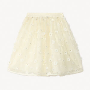 Jupe en tulle avec fleurs 3D pour fille 