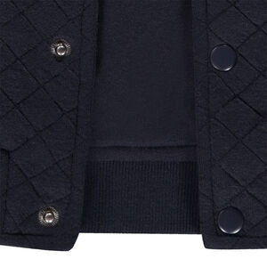 Gilet teddy matelassé à croisillons pour bébé garçon 