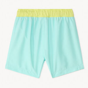 Bicolore en geprinte zwemshort voor jongens 