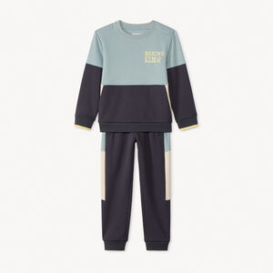Jogging set met color block effect voor jongens 