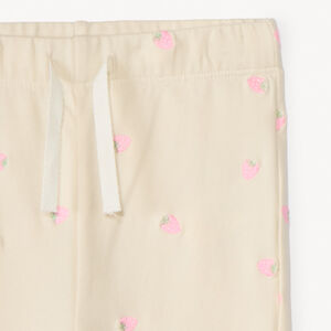 Pantalon de jogging en molleton broderie fantaisie pour bébé fille 