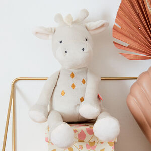 Peluche en veloudoux Gigi 25 cm 