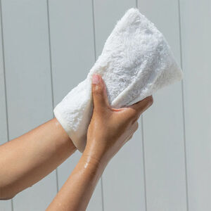 Gant de toilette éponge en bambou 3pcs Frosted Almond 