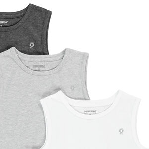 Lot de 3 maillots de corps sans manches garçon 