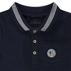 Poloshirt met korte mouwen van katoen voor baby jongen 