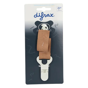 Attache sucette Uni Caramel 
