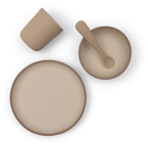 Eetset baby silicone Natural Shades 