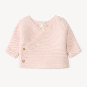 Garen vest in effen tricot voor meisjesbaby's 