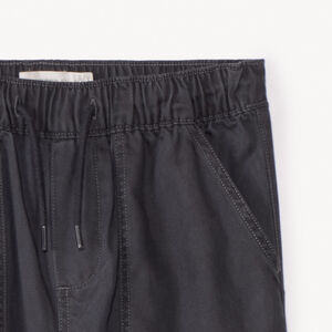 Joggingbroek in effen twill voor jongens 