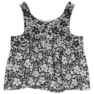 Top à bretelles imprimé fleuri pour fille 