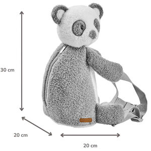 Sac à dos Teddy panda - Gris/blanc 