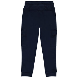 Jogging fleece met cargozakken jongens 