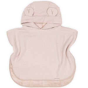 Poncho de bain éponge gaufré -  Vintage Pink  - 2/4 ans 