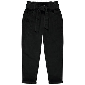 Pantalon slim en velours avec ceinture à nouer pour fille  