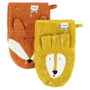 Gant de toilette Mr Lion/Mr Fox 2pcs 