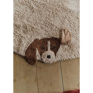 Tapijt katoen wasbaar 140x140cm Dogs 