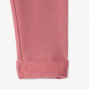 Set van 2 effen fleece boxershorts voor babymeisje 