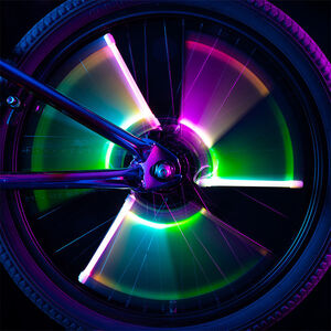 Verlichtingbuizen voor fietsspaken SpinBrightz Multicolore 