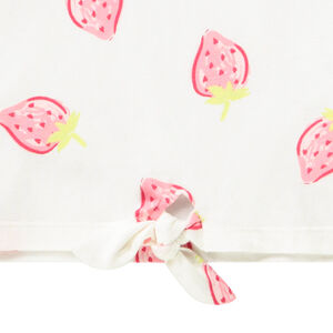 Crop top met korte mouwen met fruitprint voor meisjes 