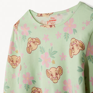 Set de pyjama long léger imprimé Nala du Roi Lion Disney fille 