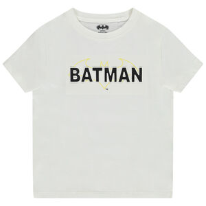T-shirt korte mouwen print in reliëf Batman Warner voor jongens 