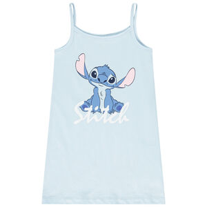 Babydoll in effen jersey met Stitch (Disney) voor meisjes 