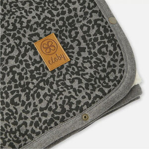 Couverture Teddy 95-75 multifonctionnelle Gris/Noir 
