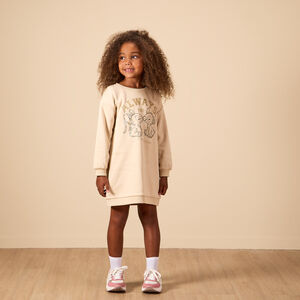 Lange mouwen jurk met Stitch print voor meisjes 