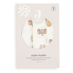 Lange tétra gaze de coton 70x70cm Jollies 3pcs 