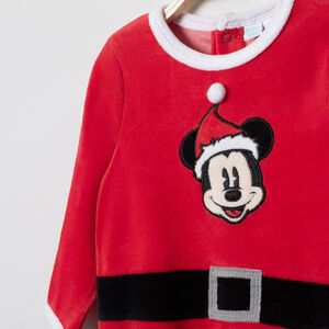 Dors-bien en velours Mickey Disney esprit Noël 