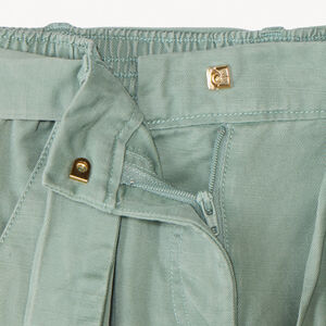 Pantalon cargo en twill avec ceinture fille 
