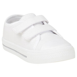 Lage sneakers van stof met klittenbandsluiting van maat 29 tot 35 