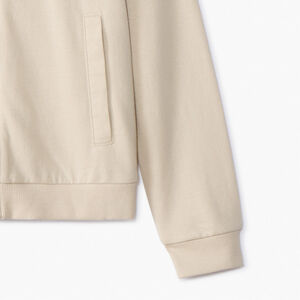 Vest in effen fleece met kap voor meisjes 