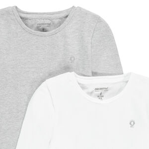 Lot de 2 maillots de corps manches longues garçon 