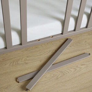 Lit bébé 60X120 Brother STU Taupe 