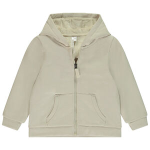 Vest met capuchon van fleece en fluweel voor baby jongen 