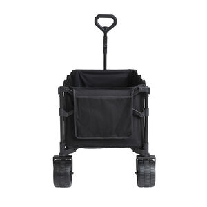 Chariot de transport pliable noir 