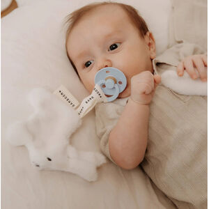 Attache sucette doudou - Lapin - Warm White 