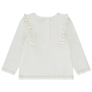 Lange mouwen T-shirt met ruches Hedwige Warner voor baby meisje 