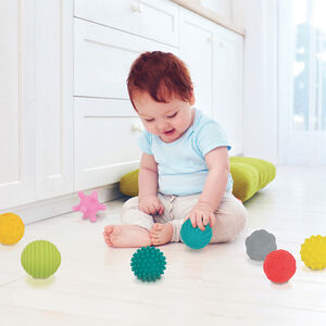 Assortiment de 8 balles sensorielles 