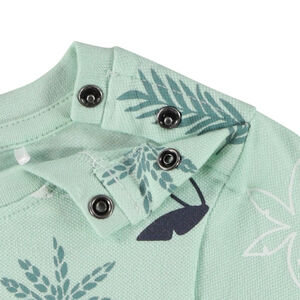 Ensemble 2 pièces imprimé palmiers pour bébé garçon 