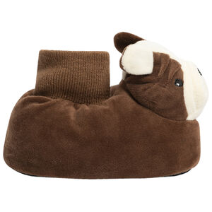 Chaussons peluche chien pour enfant garçon 