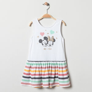 Jurk met strepen print van Mickey & Minnie Disney voor meisjes 