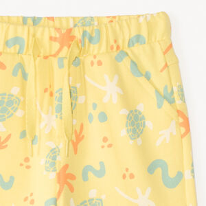 Korte mouwen trui met schildpadprint voor babyjongen 