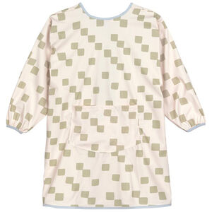 Bavoir tablier manches longues Happy Fruits Kaki Clair 